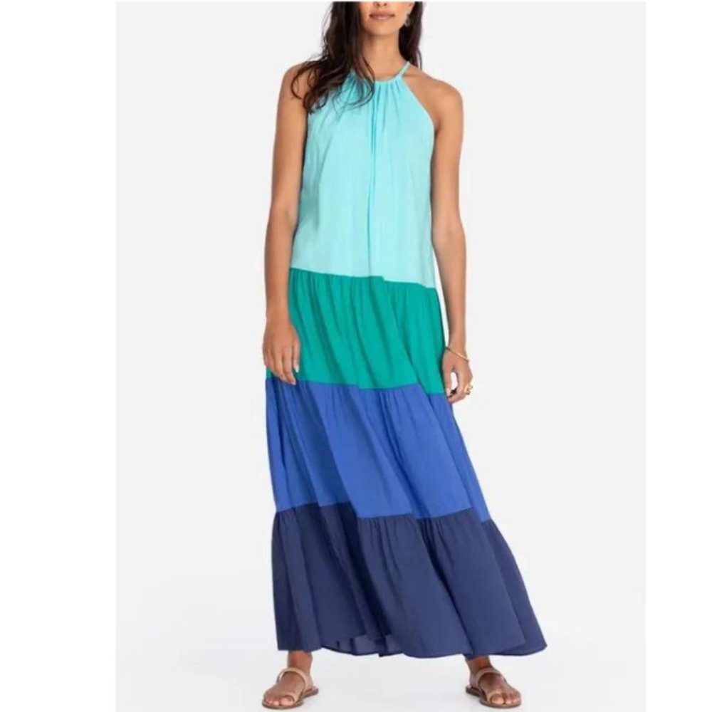 Johnny Was Maxi Dress Sz-L Multicolor